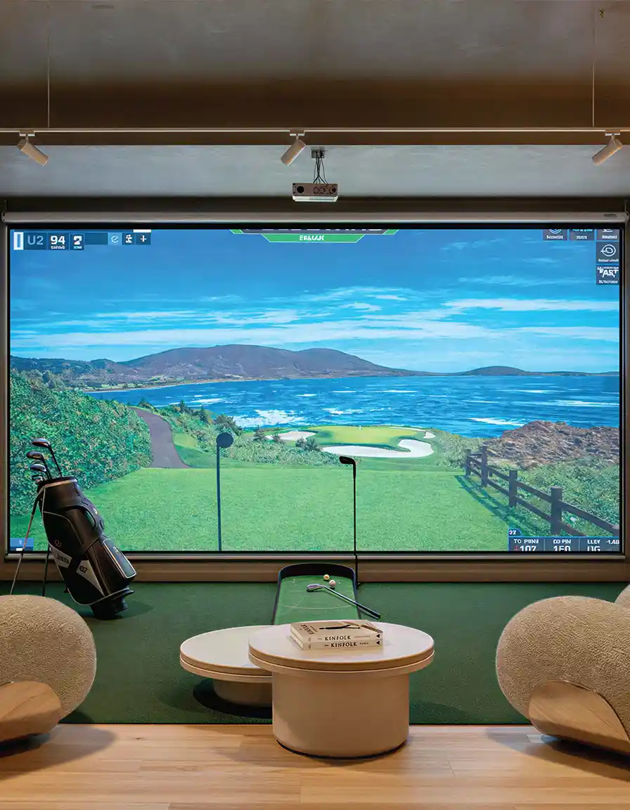Eldeco Terra & Sol Golf Simulation Room